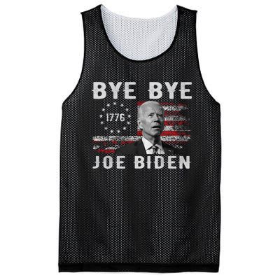 Bye Bye Biden Funny Anti Biden Election Drops Out Mesh Reversible Basketball Jersey Tank