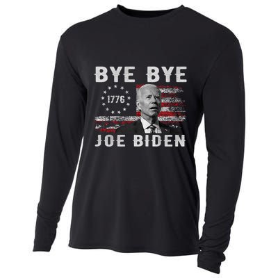 Bye Bye Biden Funny Anti Biden Election Drops Out Cooling Performance Long Sleeve Crew