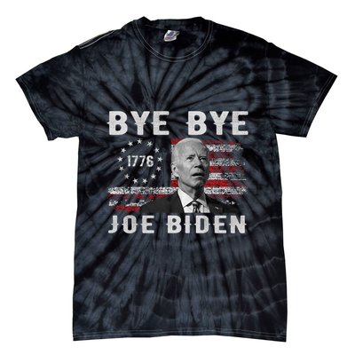 Bye Bye Biden Funny Anti Biden Election Drops Out Tie-Dye T-Shirt
