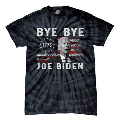 Bye Bye Biden Funny Anti Biden Election Drops Out Tie-Dye T-Shirt