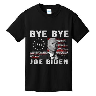 Bye Bye Biden Funny Anti Biden Election Drops Out Kids T-Shirt