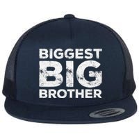 Biggest Big Brother Brother To Be Flat Bill Trucker Hat