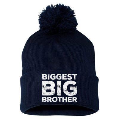 Biggest Big Brother Brother To Be Pom Pom 12in Knit Beanie