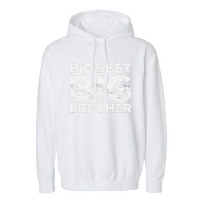 Biggest Big Brother Brother To Be Garment-Dyed Fleece Hoodie