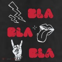 Bla Bla Bla Punk Rock 7 Panel Mesh Trucker Snapback Hat