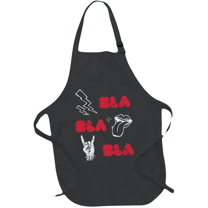 Bla Bla Bla Punk Rock Apron