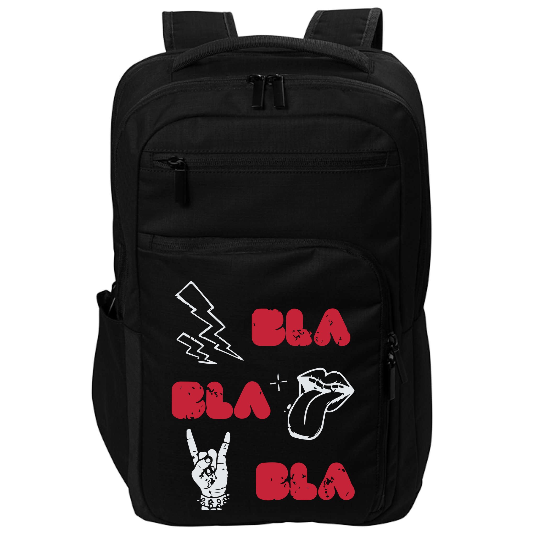Bla Bla Bla Punk Rock Impact Tech Backpack