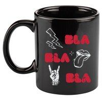 Bla Bla Bla Punk Rock 11oz C Handle Ceramic Mug