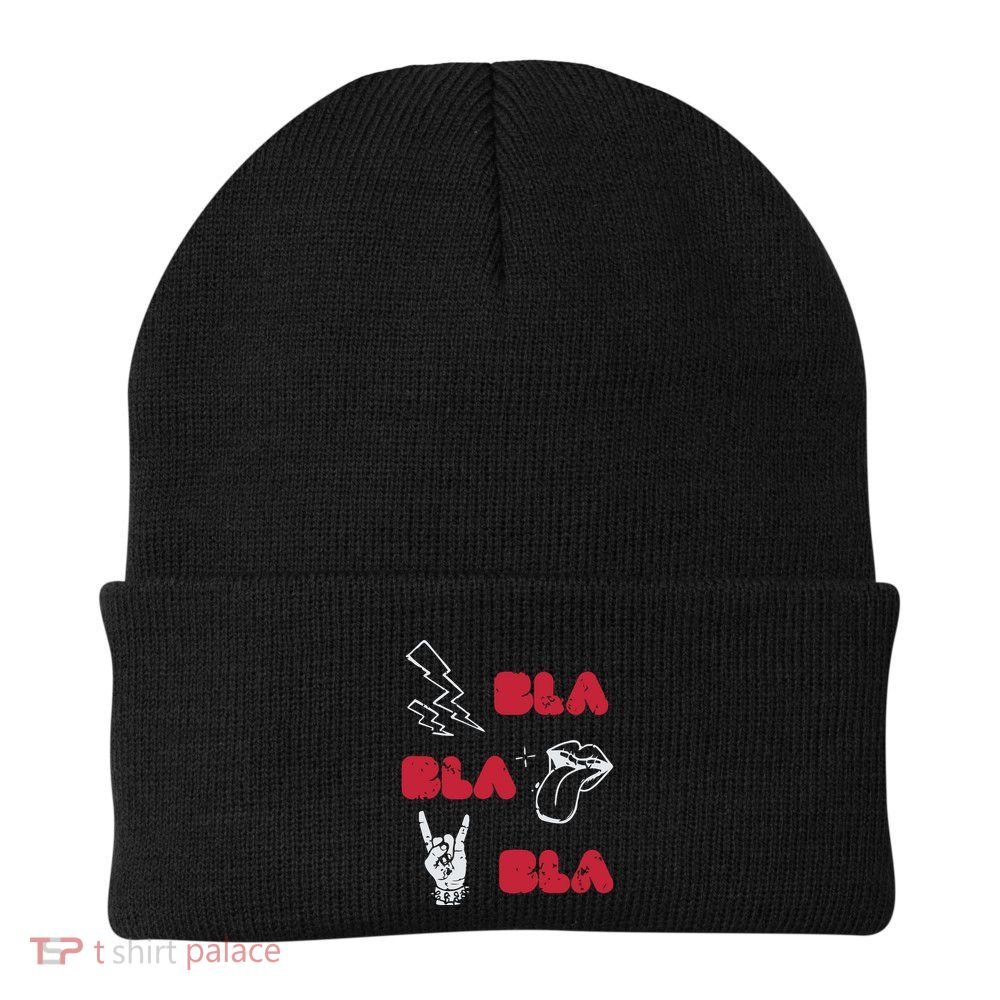 Bla Bla Bla Punk Rock Beanie