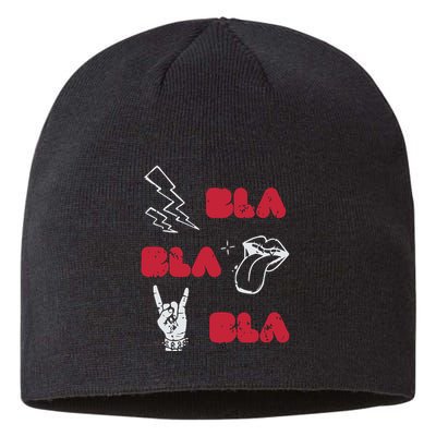 Bla Bla Bla Punk Rock Sustainable Beanie