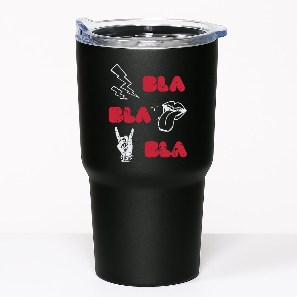 Bla Bla Bla Punk Rock Tumbler