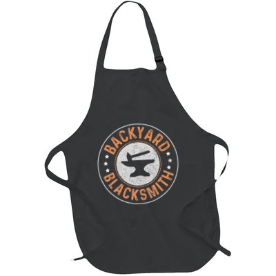 Blacksmith Backyard Blacksmith Forging Gift Full-Length Apron With Pockets