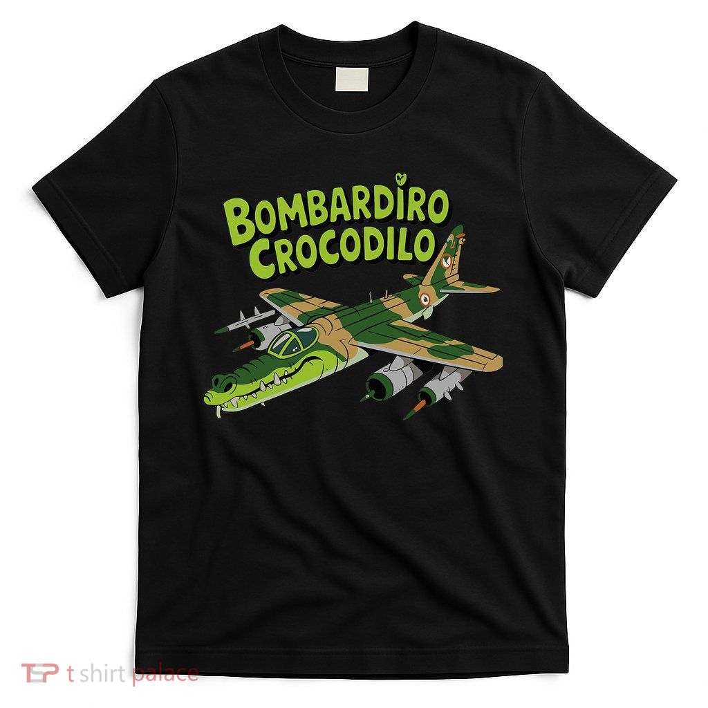 Boy Bombardilo Bombardier Crocodilo Italian Brainrot T-Shirt