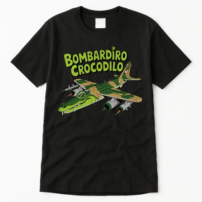 Boy Bombardilo Bombardier Crocodilo Italian Brainrot Tall T-Shirt