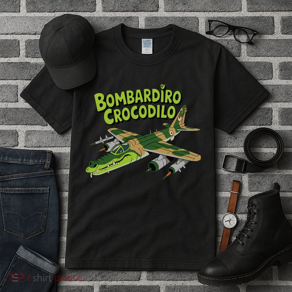 Boy Bombardilo Bombardier Crocodilo Italian Brainrot Tall T-Shirt