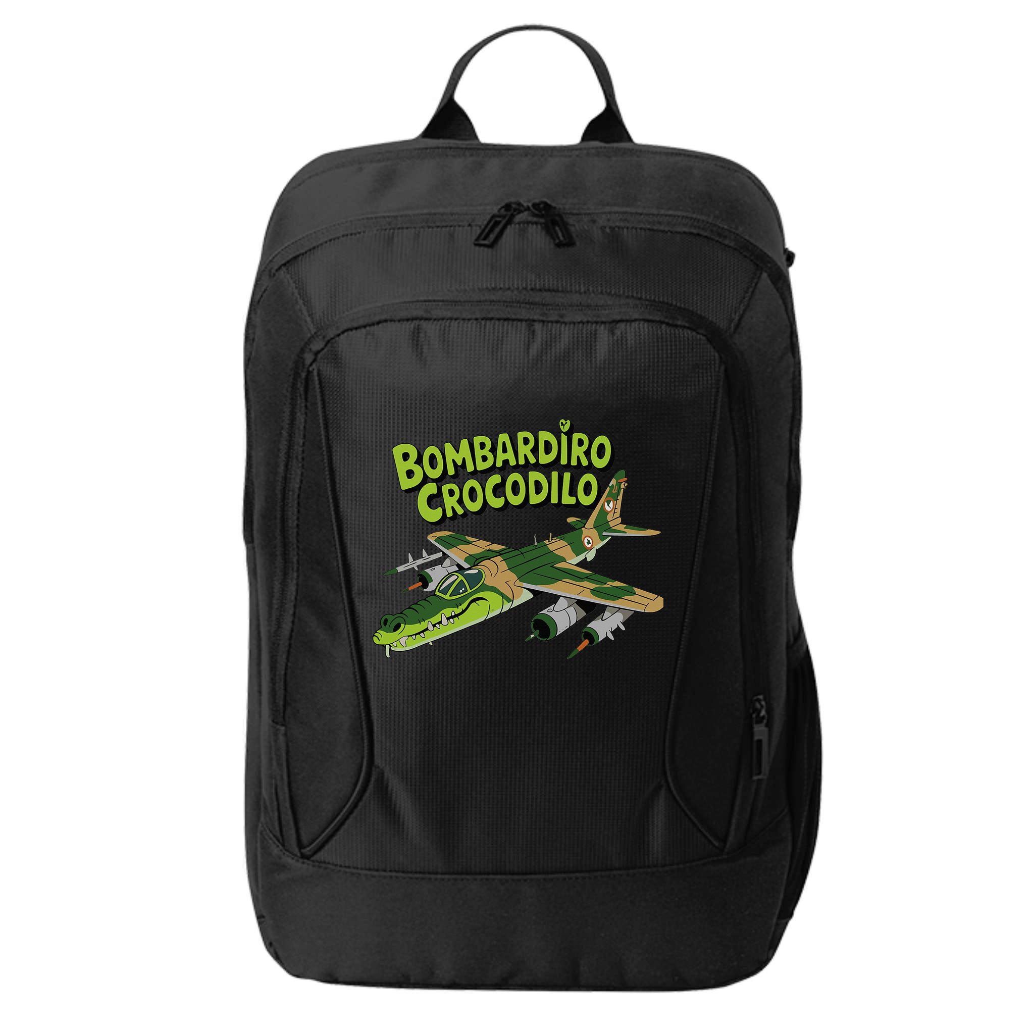 Boy Bombardilo Bombardier Crocodilo Italian Brainrot City Backpack