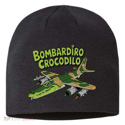 Boy Bombardilo Bombardier Crocodilo Italian Brainrot Sustainable Beanie