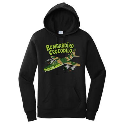 Boy Bombardilo Bombardier Crocodilo Italian Brainrot Women's Pullover Hoodie