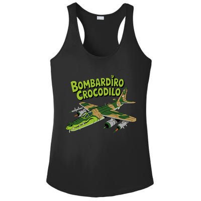 Boy Bombardilo Bombardier Crocodilo Italian Brainrot Ladies PosiCharge Competitor Racerback Tank