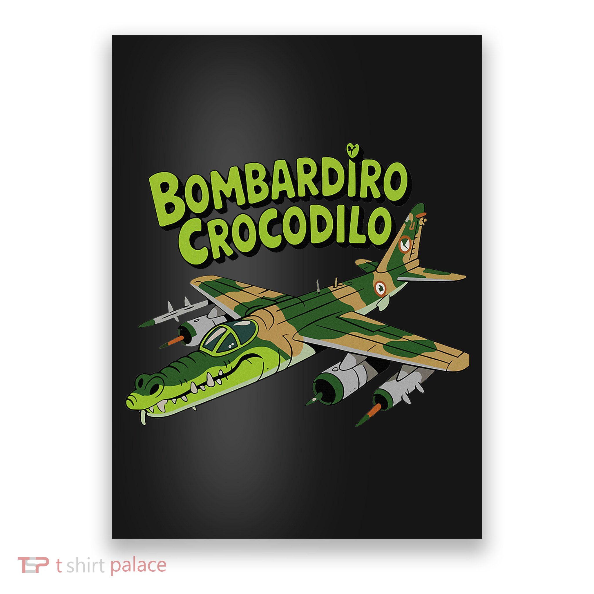 Boy Bombardilo Bombardier Crocodilo Italian Brainrot Poster