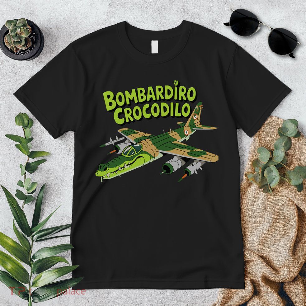 Boy Bombardilo Bombardier Crocodilo Italian Brainrot Premium T-Shirt