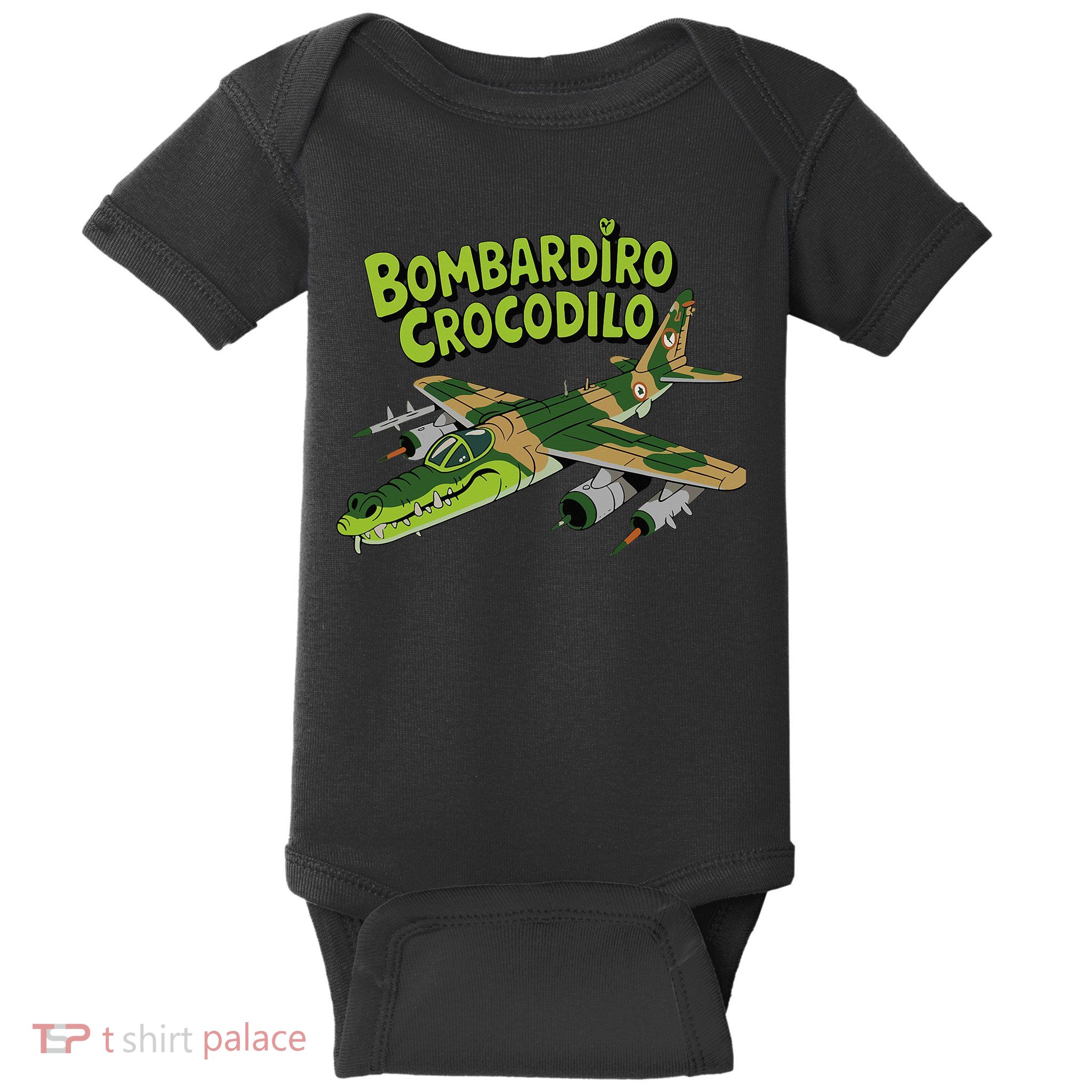 Boy Bombardilo Bombardier Crocodilo Italian Brainrot Baby Bodysuit