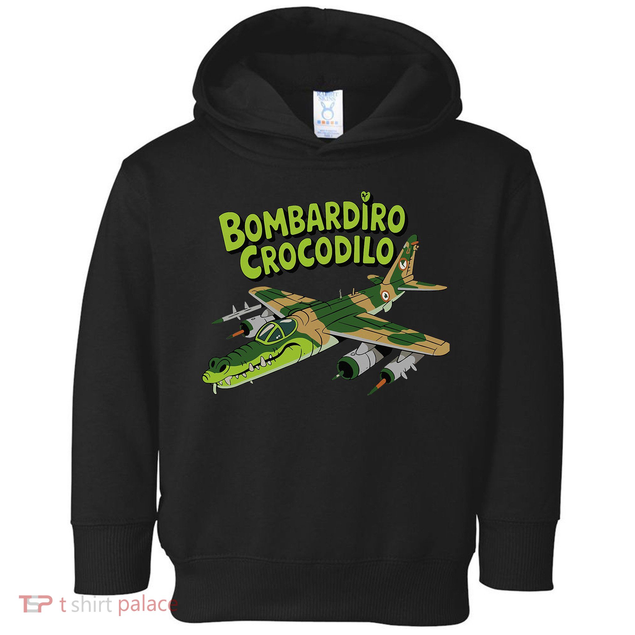 Boy Bombardilo Bombardier Crocodilo Italian Brainrot Toddler Hoodie