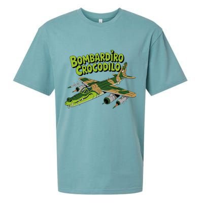 Boy Bombardilo Bombardier Crocodilo Italian Brainrot Sueded Cloud Jersey T-Shirt