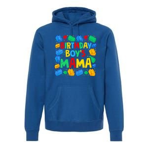 Birthday Brick Builder Funny Blocks Master Builder Mama Great Gift Premium Hoodie