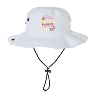 Bake Baking Beater Bake The World A Better Place Funny Gift Legacy Cool Fit Booney Bucket Hat