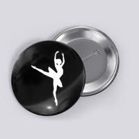 Ballet Ballerina Button