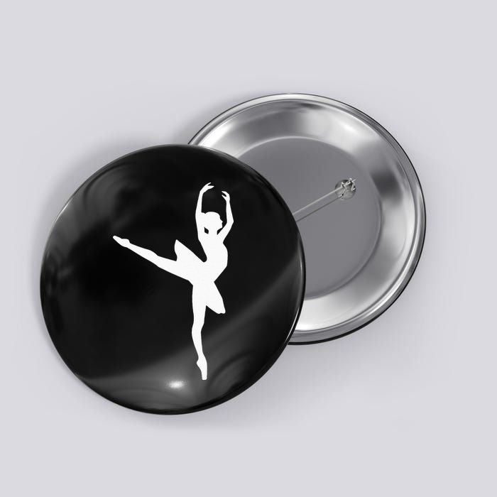 Ballet Ballerina Button