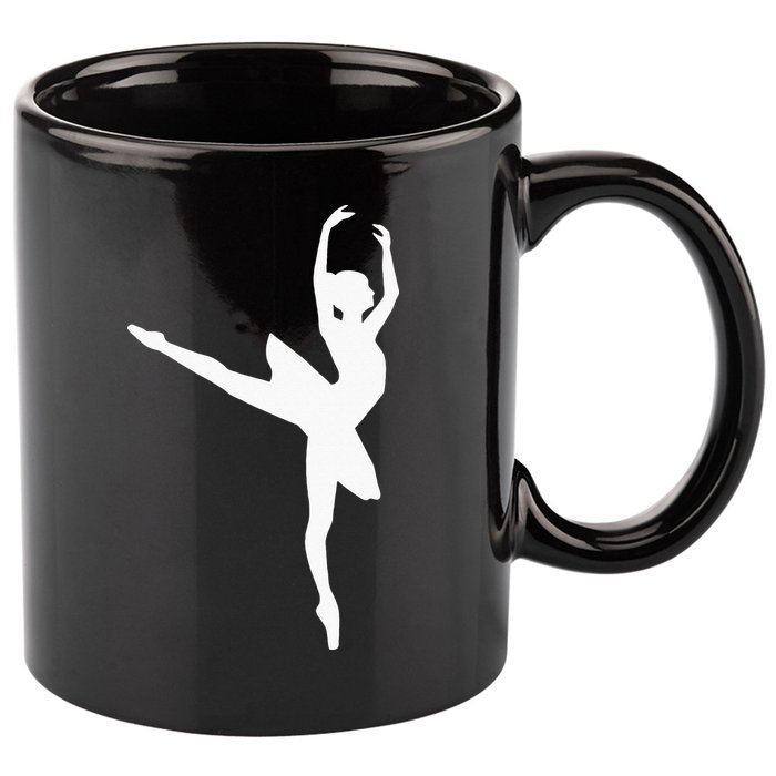 Ballet Ballerina 11oz C Handle Ceramic Mug