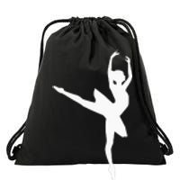 Ballet Ballerina Drawstring Bag