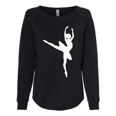 Ballet Ballerina Womens California Wash Sweatshirt