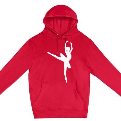 Ballet Ballerina Premium Pullover Hoodie