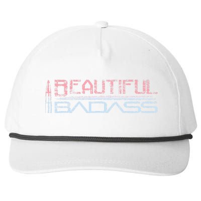 Beautiful Badass Snapback Five-Panel Rope Hat