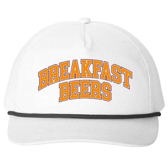 Breakfast Beer Snapback Five-Panel Rope Hat