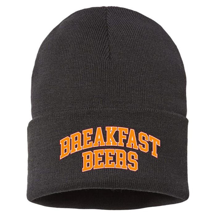 Breakfast Beer Sustainable Knit Beanie