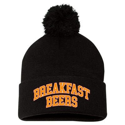 Breakfast Beer Pom Pom 12in Knit Beanie