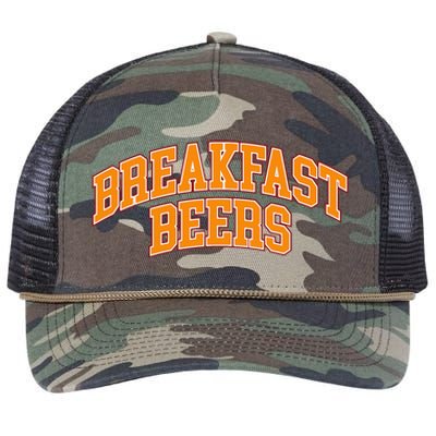 Breakfast Beer Retro Rope Trucker Hat Cap