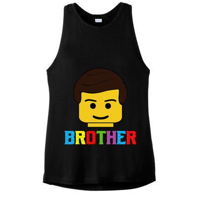 Block Brick Building Brother Master Builder Matching Family Ladies PosiCharge Tri-Blend Wicking Tank