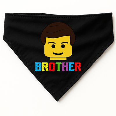Block Brick Building Brother Master Builder Matching Family USA-Made Doggie Bandana