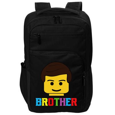 Block Brick Building Brother Master Builder Matching Family Impact Tech Backpack