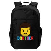 Block Brick Building Brother Master Builder Matching Family Backpack