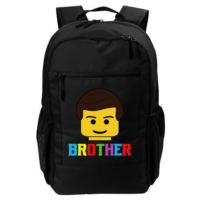 Block Brick Building Brother Master Builder Matching Family Backpack