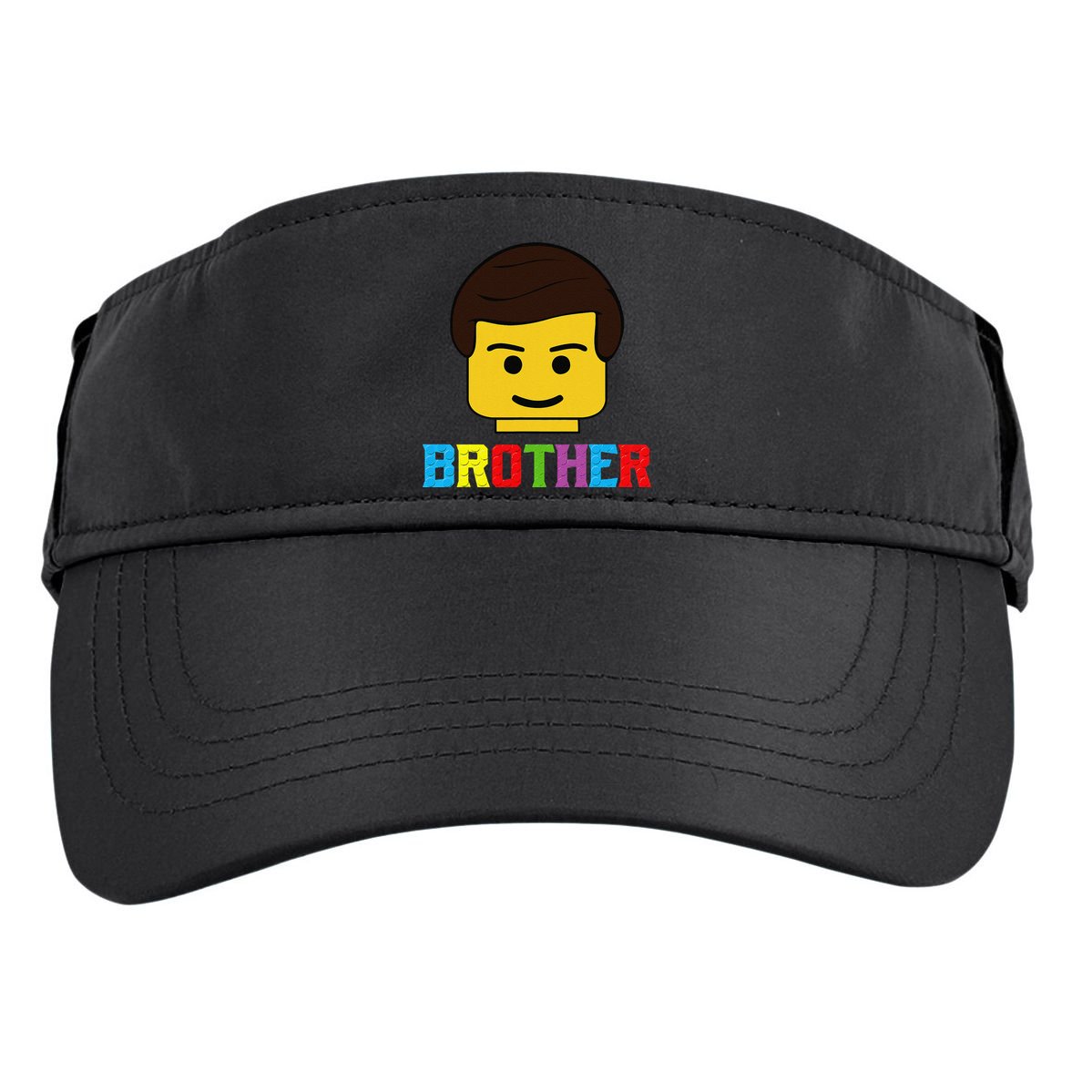 Block Brick Building Brother Master Builder Matching Family Adult Drive Performance Visor