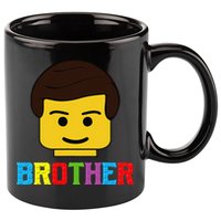 Block Brick Building Brother Master Builder Matching Family 11oz C Handle Ceramic Mug
