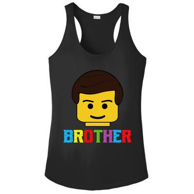 Block Brick Building Brother Master Builder Matching Family Ladies PosiCharge Competitor Racerback Tank