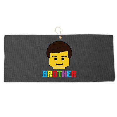 Block Brick Building Brother Master Builder Matching Family Large Microfiber Waffle Golf Towel